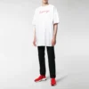 Men”s Balenciaga Logo Printing Short Sleeve White 583214TFV639783
