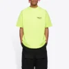 Men”s Balenciaga Logo Printing Short Sleeve Yellow 641675TJVF77110