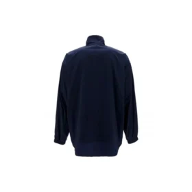 Men”s Balenciaga Logo Zipper Stand Collar Jacket Blue 622002TIO508065