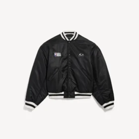 Men’s balenciaga | nba collaboration coach jacket in black