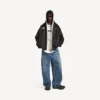 Men’s balenciaga | nba collaboration coach jacket in black Men’s balenciaga | nba collaboration coach jacket in black