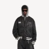 Men’s balenciaga | nba collaboration coach jacket in black Men’s balenciaga | nba collaboration coach jacket in black