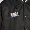 Men’s balenciaga | nba collaboration coach jacket in black Men’s balenciaga | nba collaboration coach jacket in black