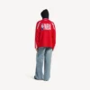 Men’s balenciaga | nba collaboration oversized long sleeve t-shirt in red/multicolor