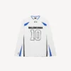 Men’s balenciaga | nba collaboration oversized long sleeve t-shirt in white/multicolor Men’s balenciaga | nba collaboration oversized long sleeve t-shirt in white/multicolor