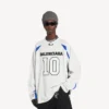 Men’s balenciaga | nba collaboration oversized long sleeve t-shirt in white/multicolor Men’s balenciaga | nba collaboration oversized long sleeve t-shirt in white/multicolor