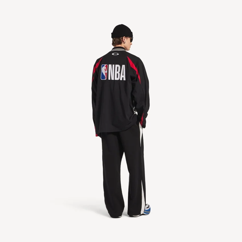 Men’s balenciaga | nba collaboration oversized sweatpants in black/white Men’s balenciaga | nba collaboration oversized sweatpants in black/white