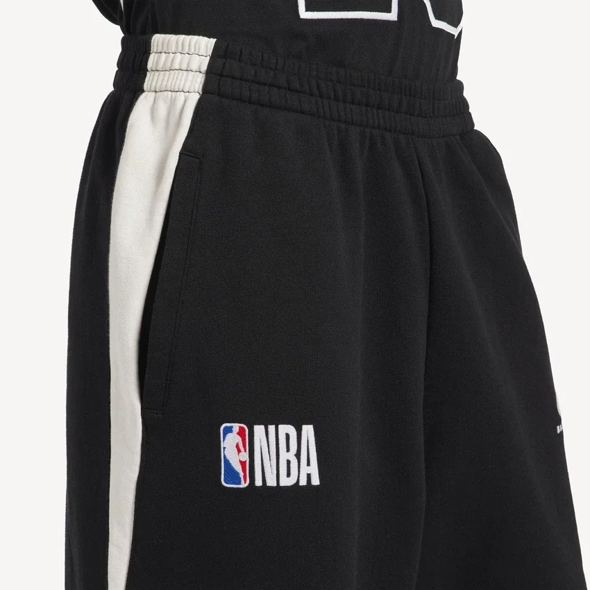 Men’s balenciaga | nba collaboration oversized sweatpants in black/white Men’s balenciaga | nba collaboration oversized sweatpants in black/white