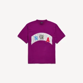 Men’s balenciaga | nba collaboration oversized t-shirt in violet