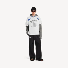 Men’s balenciaga | nba collaboration oversized t-shirt in white/multicolor