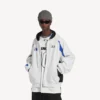 Men’s balenciaga | nba collaboration oversized zip-up hoodie in white/multicolor Men’s balenciaga | nba collaboration oversized zip-up hoodie in white/multicolor