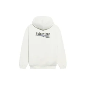 Men”s Balenciaga Political Campaign Alphabet Pattern Embroidered White 600583TKVI99084 Men”s Balenciaga Political Campaign Alphabet Pattern Embroidered White 600583TKVI99084