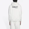 Men”s Balenciaga Political Campaign Alphabet Pattern Embroidered White 600583TKVI99084