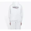Men”s Balenciaga Political Campaign Logo White 600583TIV539040