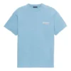Men”s Balenciaga Political Campaign Printing Version Round Neck Short Sleeve Blue 570803TBV425840