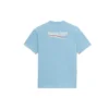 Men”s Balenciaga Political Campaign Printing Version Round Neck Short Sleeve Blue 570803TBV425840