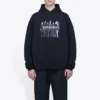 Men”s Balenciaga Portrait Logo Printing Black 620973TIVA21000