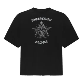Men”s Balenciaga Printing Large Short Sleeve Black 641614TJV781000 Men”s Balenciaga Printing Large Short Sleeve Black 641614TJV781000