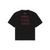 Men”s Balenciaga Printing Large Short Sleeve Black 641614TJV781000
