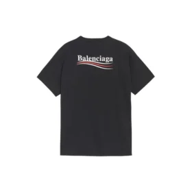 Men”s Balenciaga Printing Version Short Sleeve Black 570803TAV441000 Men”s Balenciaga Printing Version Short Sleeve Black 570803TAV441000