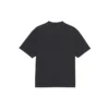 Men”s Balenciaga Retro Knit BB Paris Printing Short Sleeve Version Black 594579TGV601000