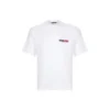 Men”s Balenciaga Round Neck Short Sleeve White 612966TIVD19000