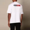 Men”s Balenciaga Round Neck Short Sleeve White 612966TIVD19000