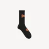 Men’s balenciaga sacra cœur socks in black/yellow