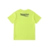 Men”s Balenciaga Small Logo Round Neck Short Sleeve Yellow 620967TJVF77110