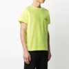 Men”s Balenciaga Small Logo Round Neck Short Sleeve Yellow 620967TJVF77110