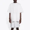 Men”s Balenciaga Smiling Face Short Sleeve White 651795TKV769140