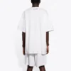 Men”s Balenciaga Smiling Face Short Sleeve White 651795TKV769140