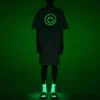 Men”s Balenciaga Smiling Face Short Sleeve White 651795TKV769140