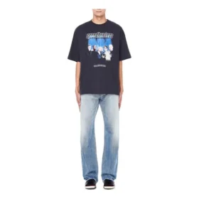 Men”s Balenciaga Speed Hunters Black Blue Band Short Sleeve Gray 541875TCV381055 Men”s Balenciaga Speed Hunters Black Blue Band Short Sleeve Gray 541875TCV381055