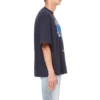 Men”s Balenciaga Speed Hunters Black Blue Band Short Sleeve Gray 541875TCV381055