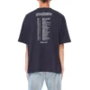 Men”s Balenciaga Speed Hunters Black Blue Band Short Sleeve Gray 541875TCV381055