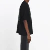 Men”s Balenciaga Speedhunters Band Short Sleeve Black 556133TCV381000