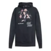 Men”s Balenciaga Speedhunters Boysband Printing hooded Long Sleeves Navy Blue 541873TCV371055