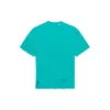 Men”s Balenciaga SS21 Alphabet Printing Pattern Hole Round Neck Short Sleeve Green 651795TKVB84661