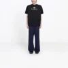 Men”s Balenciaga SS21 B Alphabet logo Pattern Short Sleeve Black 570803TFV761000