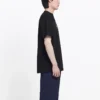Men”s Balenciaga SS21 B Alphabet logo Pattern Short Sleeve Black 570803TFV761000
