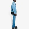 Men”s Balenciaga SS21 Classic Logo Denim Jacket Light Blue 657608TDW154307