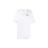 Men”s Balenciaga SS21 Cotton Logo Round Neck Short Sleeve White 641655TJV879040