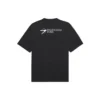 Men”s Balenciaga SS21 Embroidered Logo Short Sleeve Black 641675TKV861070