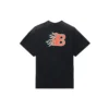 Men”s Balenciaga SS21 Flame Retro Short Sleeve Black 656978TKV701076