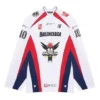 Men”s Balenciaga SS21 Hockey Sports Mesh Long Sleeves White 657105TKV248090