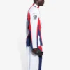 Men”s Balenciaga SS21 Hockey Sports Mesh Long Sleeves White 657105TKV248090