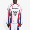 Men”s Balenciaga SS21 Hockey Sports Mesh Long Sleeves White 657105TKV248090