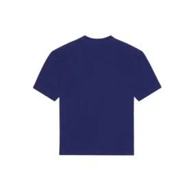 Men”s Balenciaga SS21 Logo Printing Alphabet Short Sleeve Blue 612966TIV545400