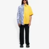 Men”s Balenciaga SS21 Stripe Loose Sleeve Shirt 658850TIM369086